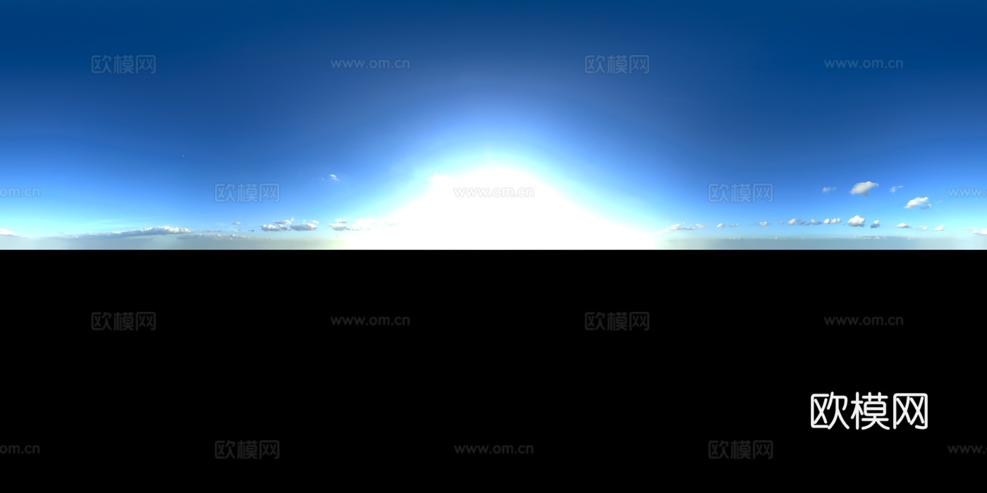 天空日出日落黎明黄昏蓝天白云HDR