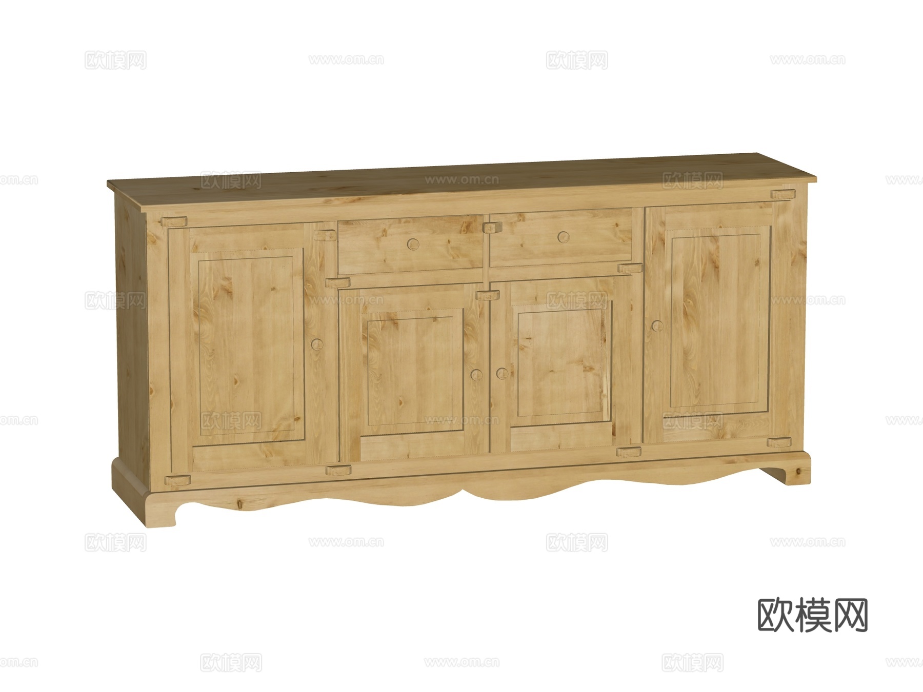 边柜装饰柜储物柜su模型