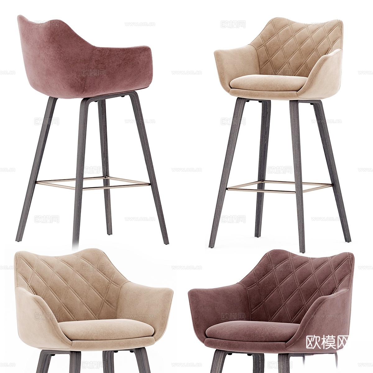 DeepHouse吧凳#1雪莉款(74)3d模型下载