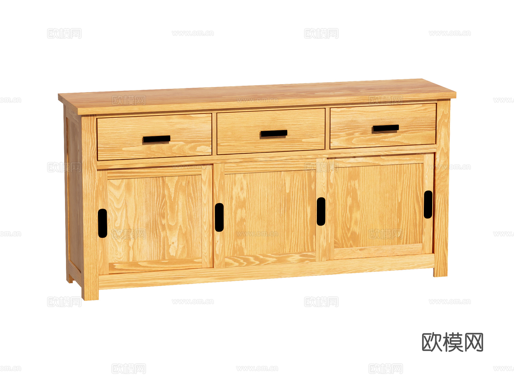 边柜装饰柜储物柜su模型