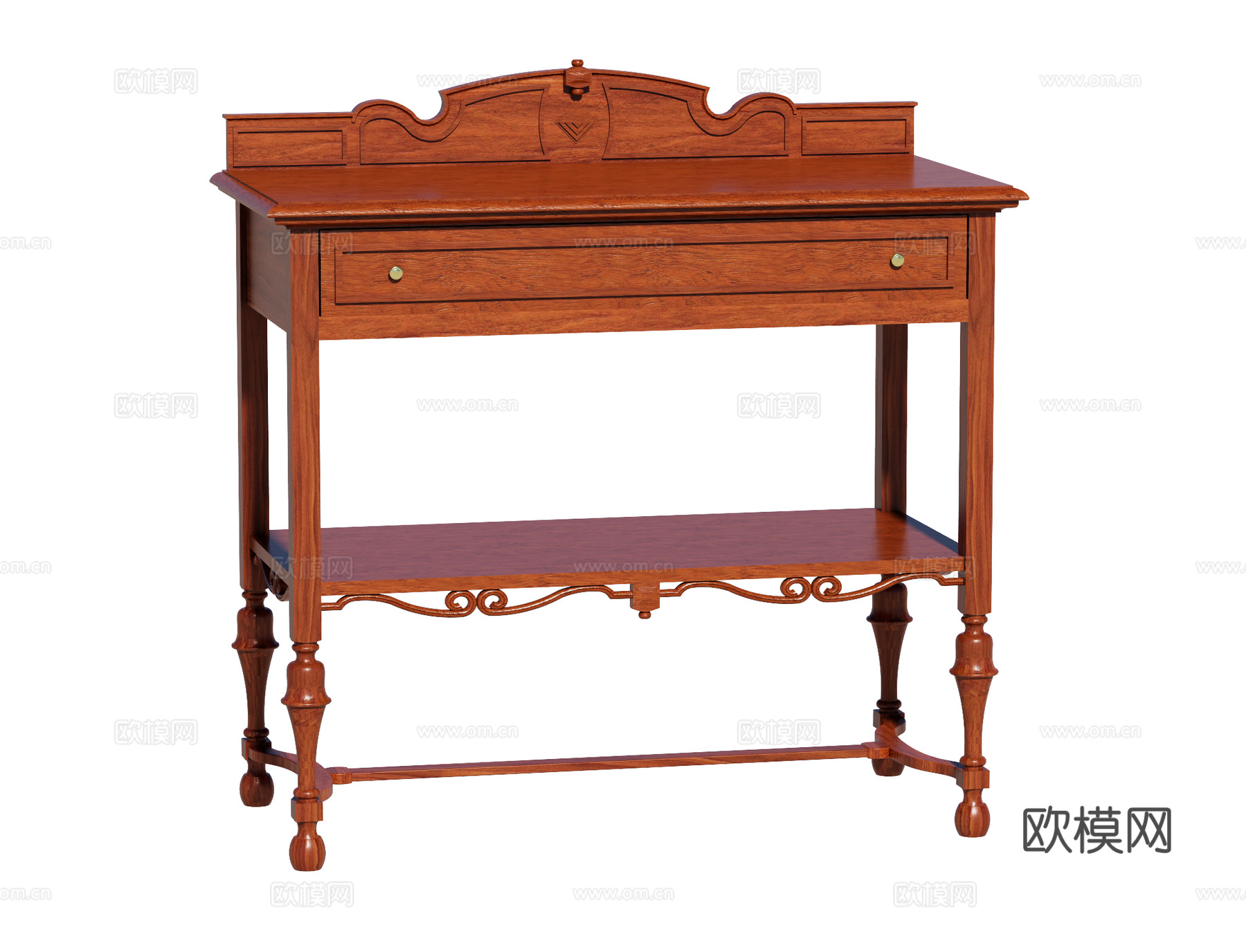 欧式装饰柜装饰台su模型