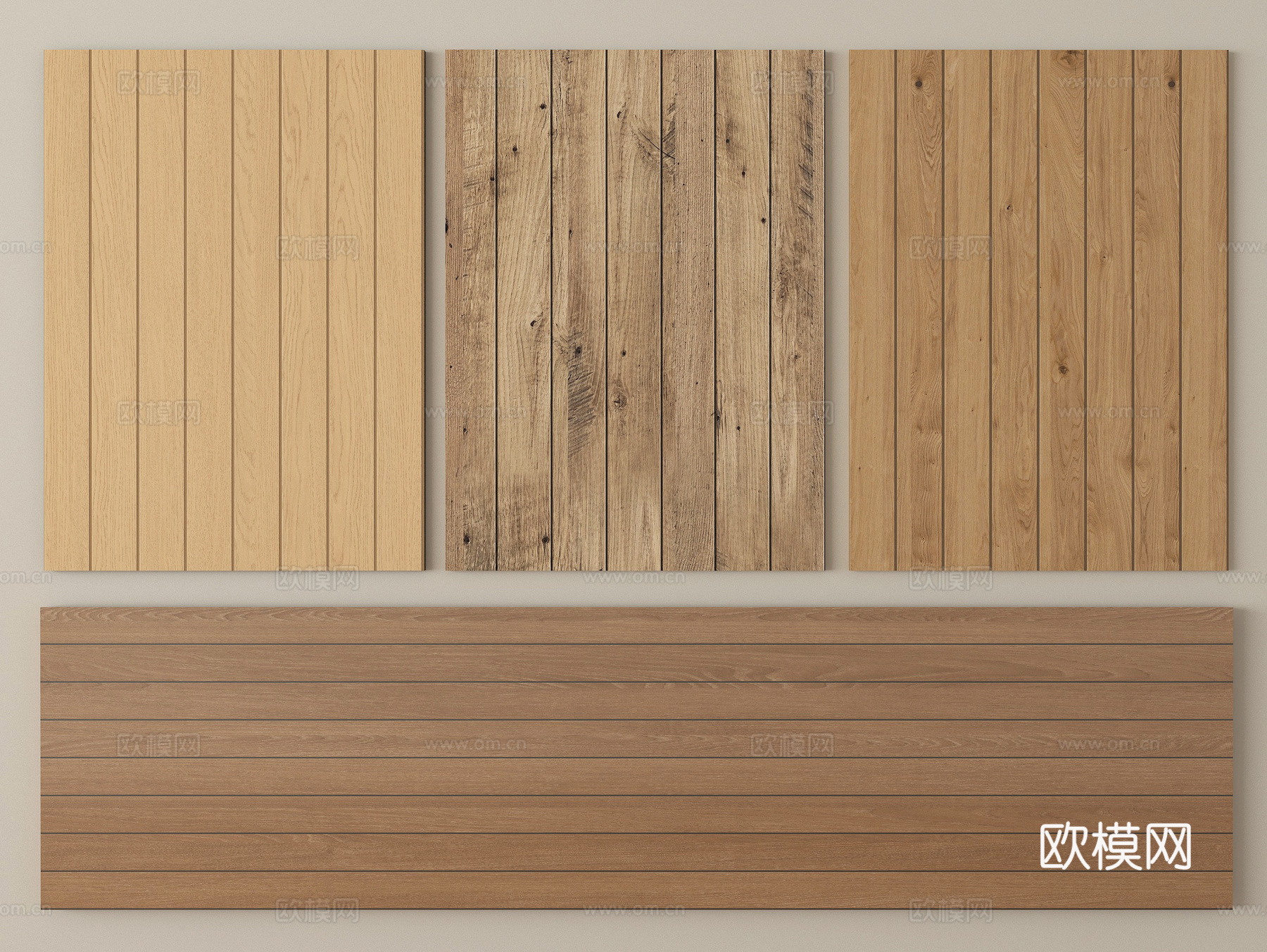 现代木地板 防腐木地板su模型