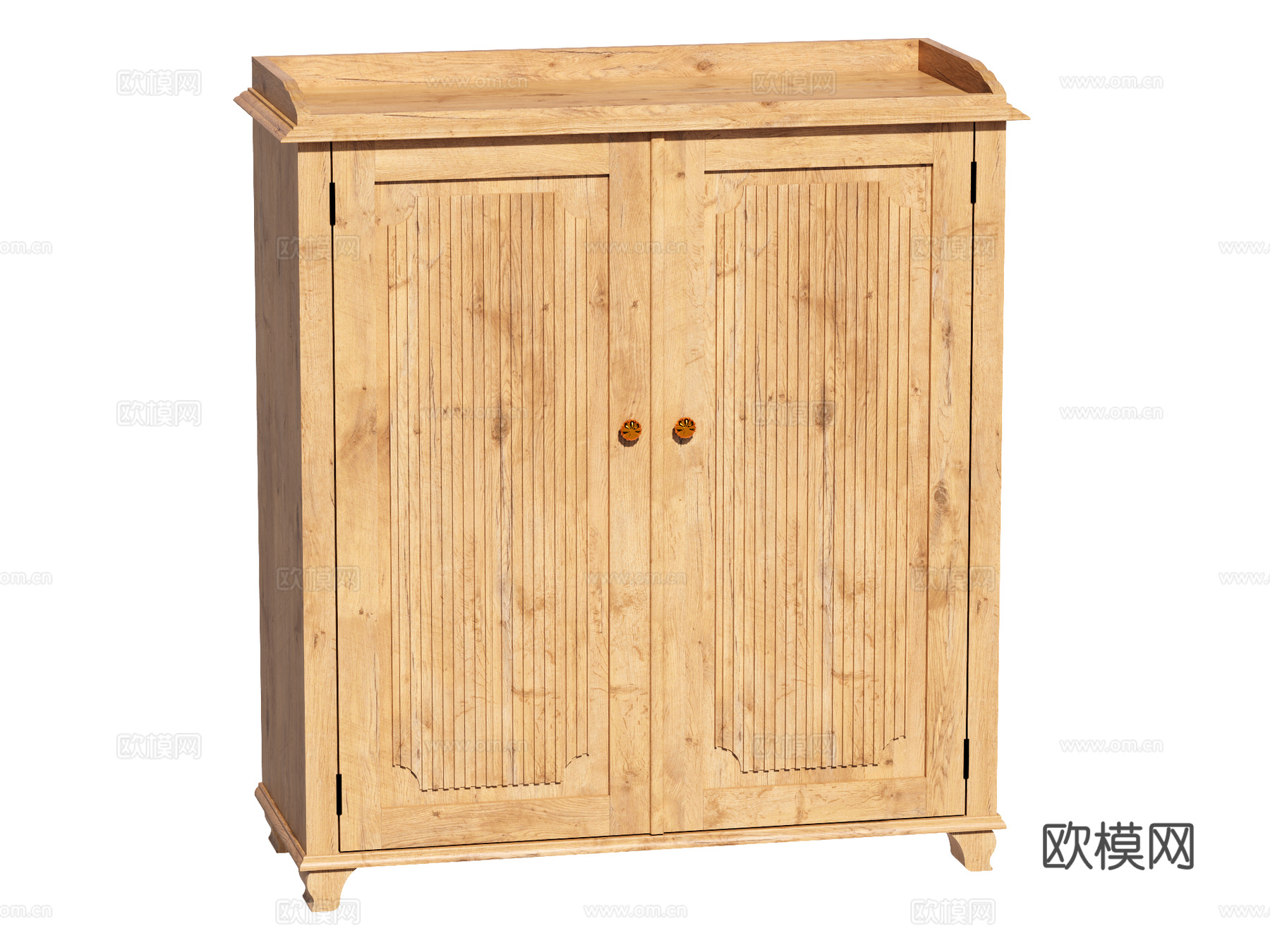 中古边柜装饰柜储物柜su模型