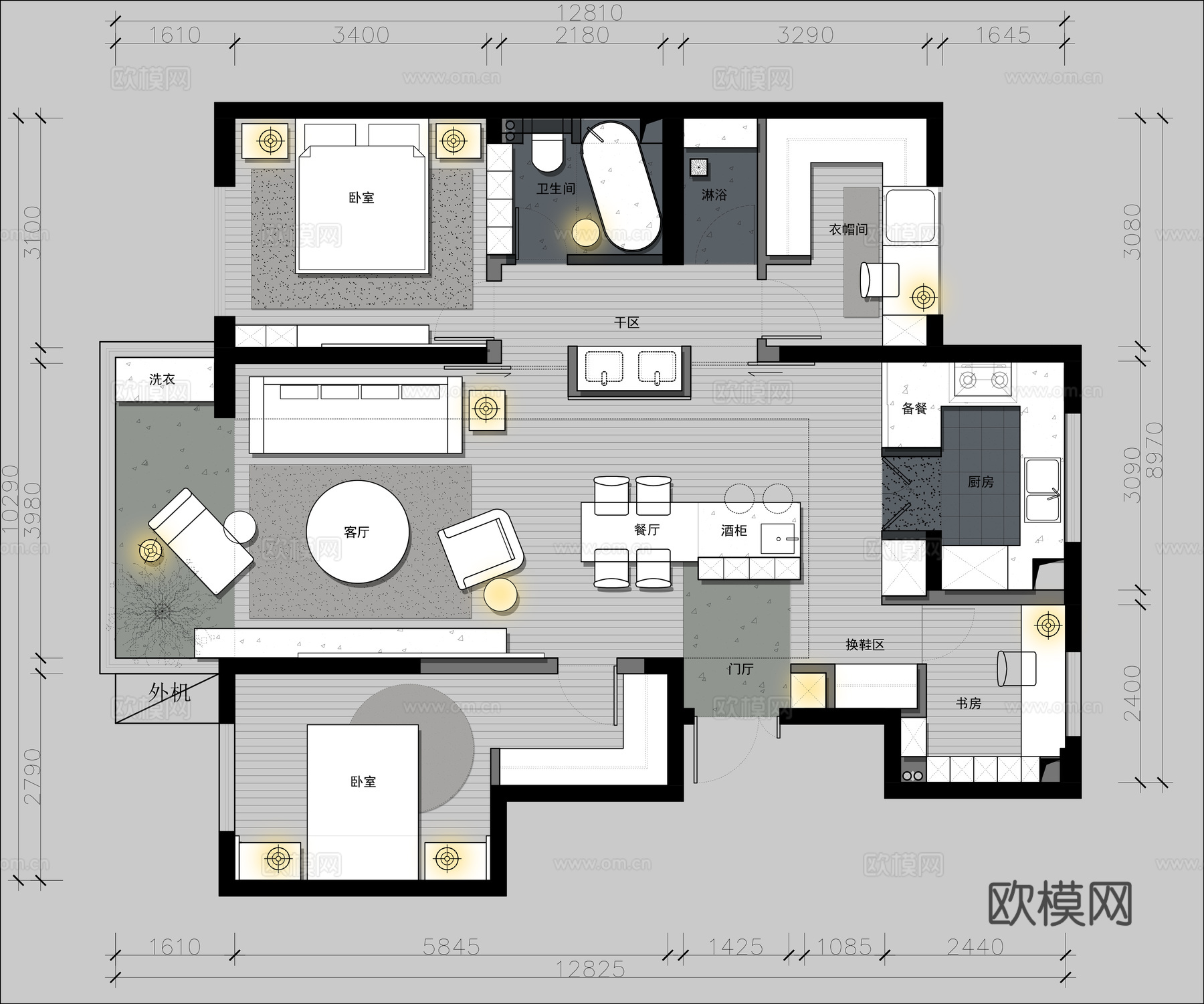 家装平面图cadcad施工图
