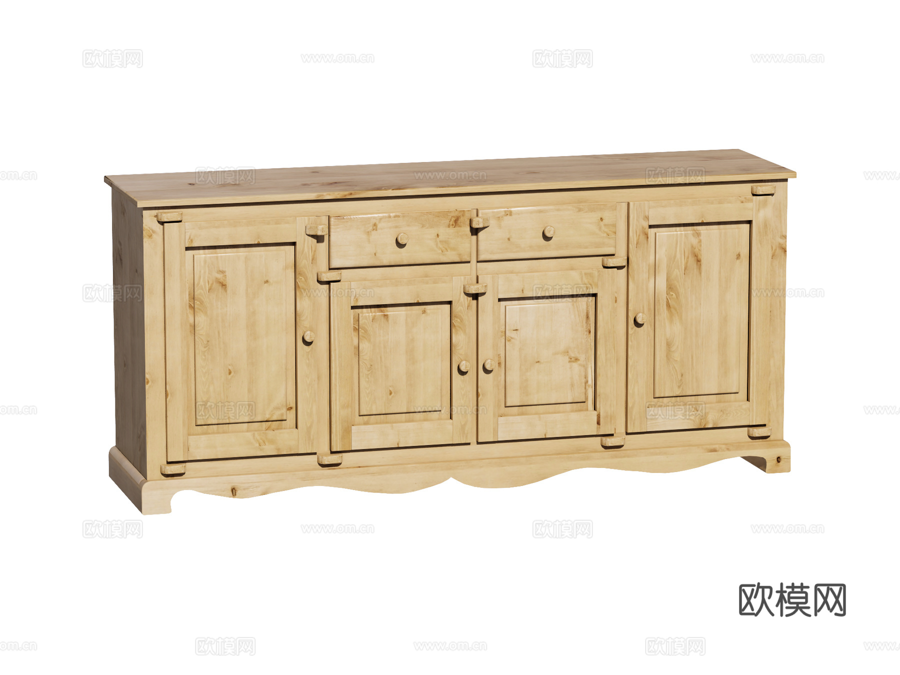 边柜装饰柜储物柜su模型