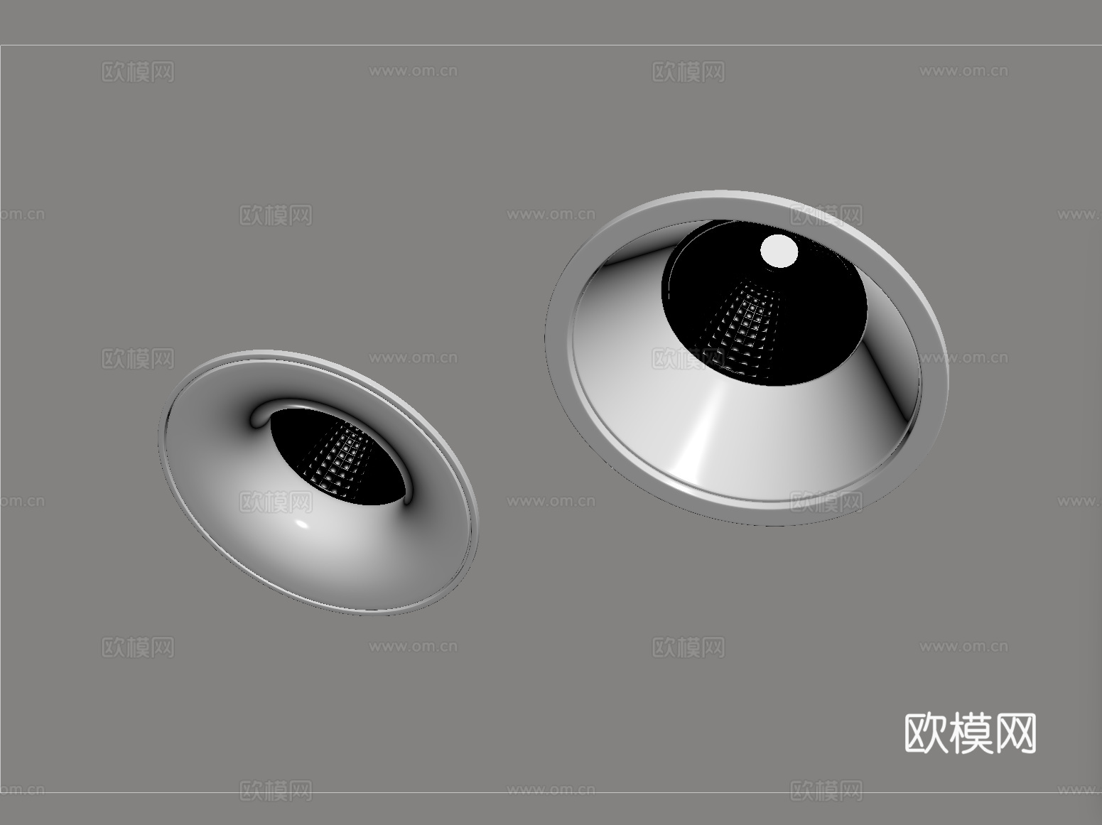 现代筒灯射灯 内嵌筒灯射灯 窄边筒灯 射灯su模型