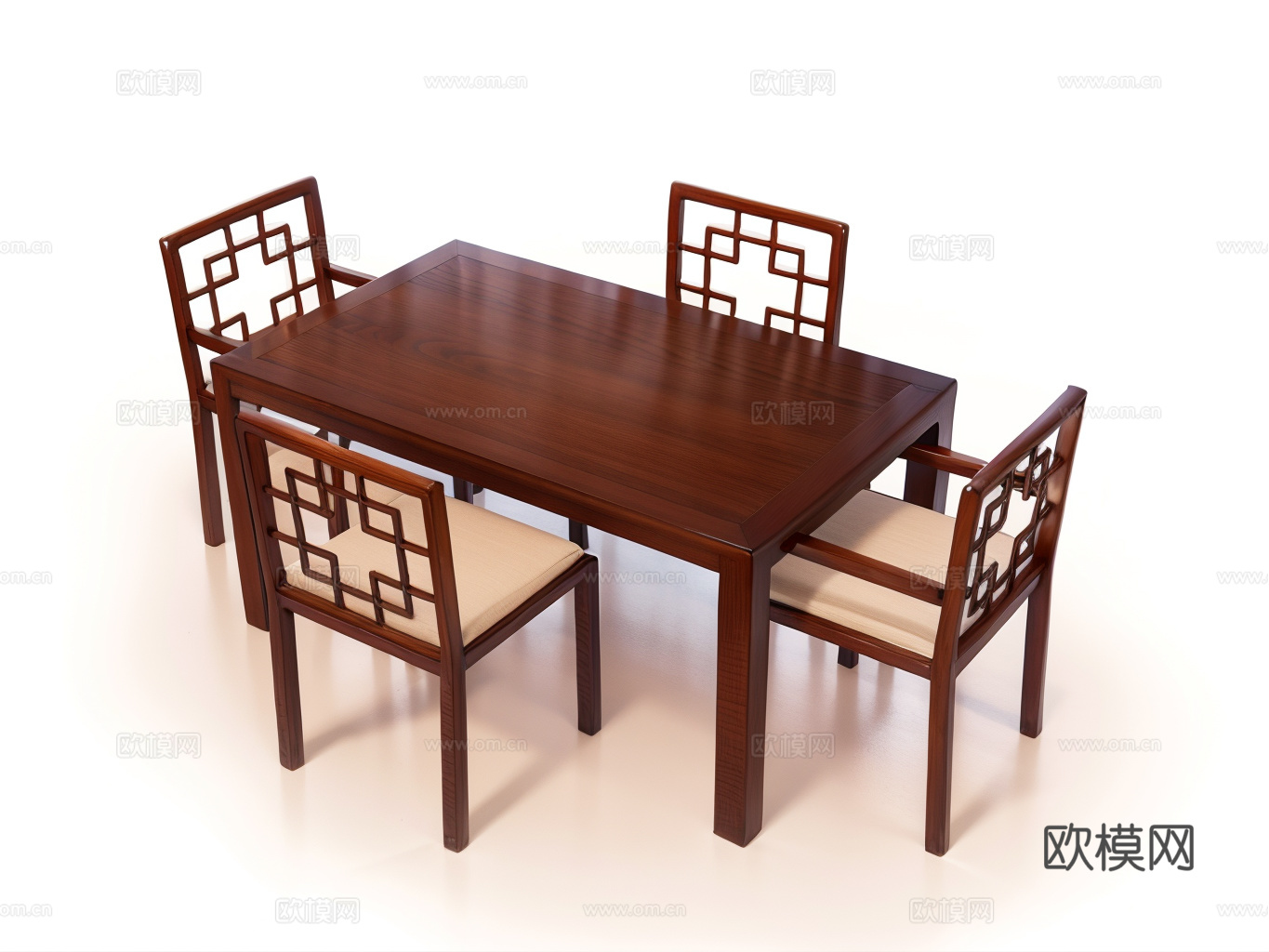 餐桌su模型
