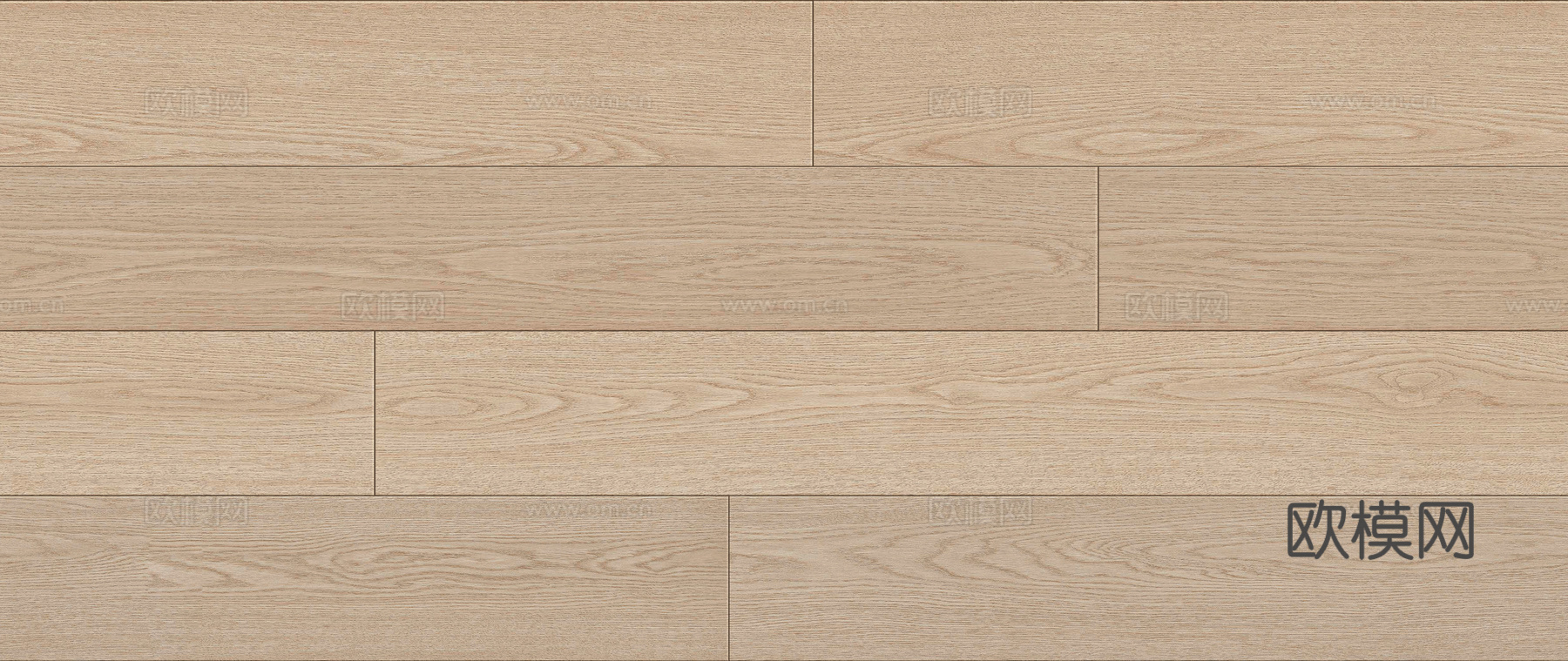 无缝原木色木地板