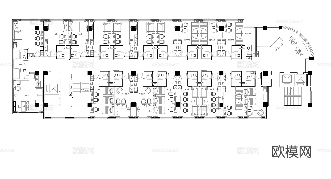 1800平电竞酒店 最新全套施工图 效果图合集cad施工图cad施工图