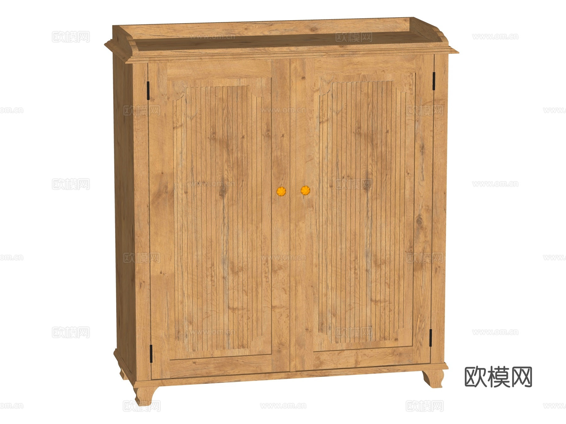 中古边柜装饰柜储物柜su模型