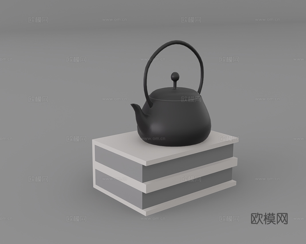 茶具su模型