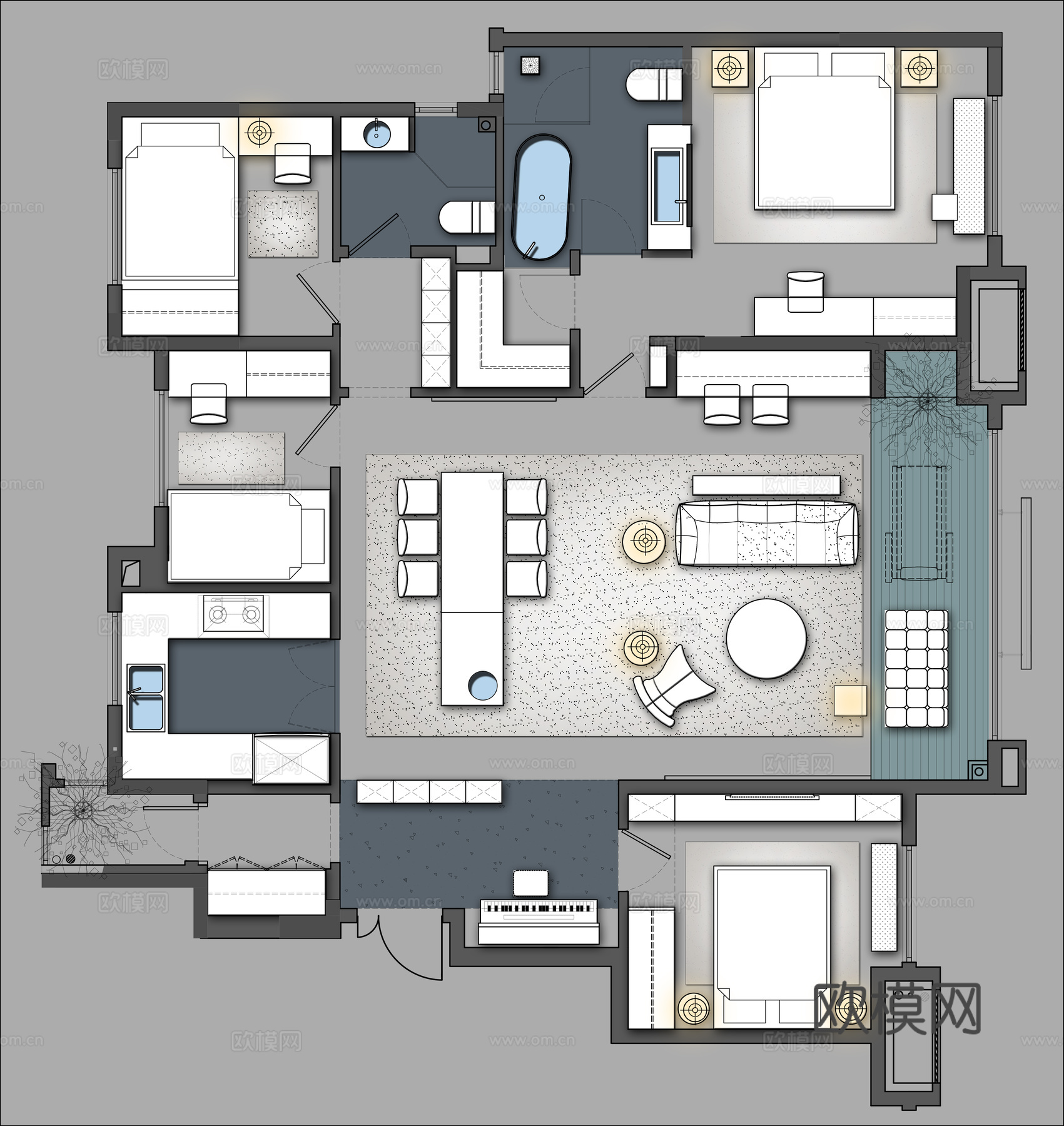 家装平面图cadcad施工图