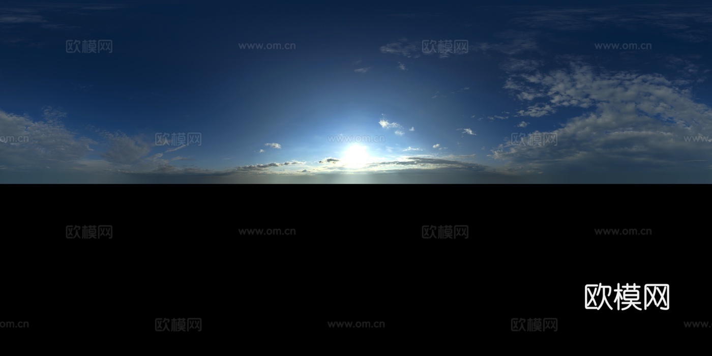 天空日出日落黎明黄昏蓝天白云HDR下载