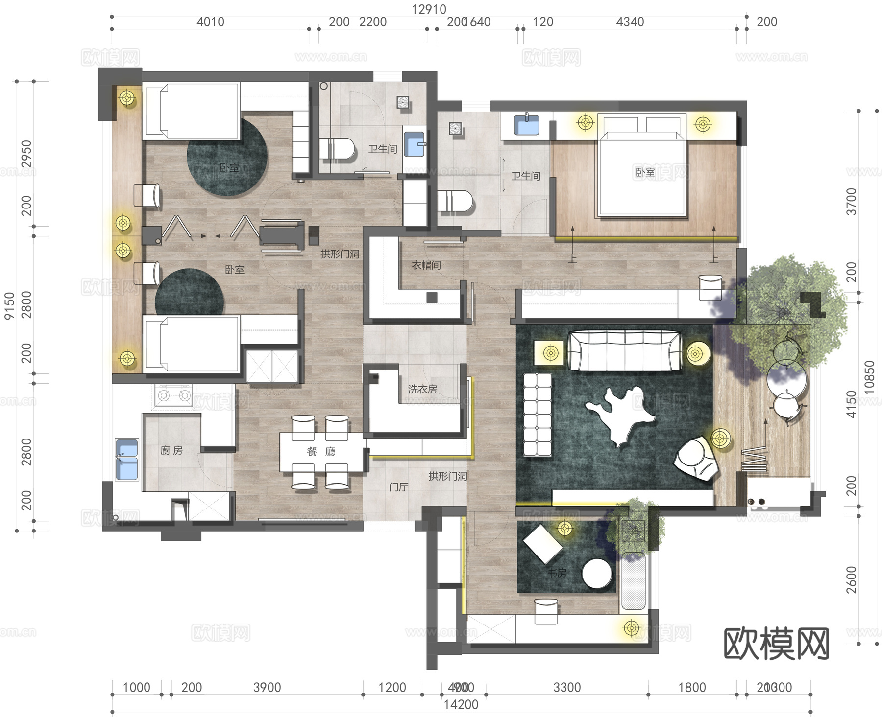 家装平面图cadcad施工图