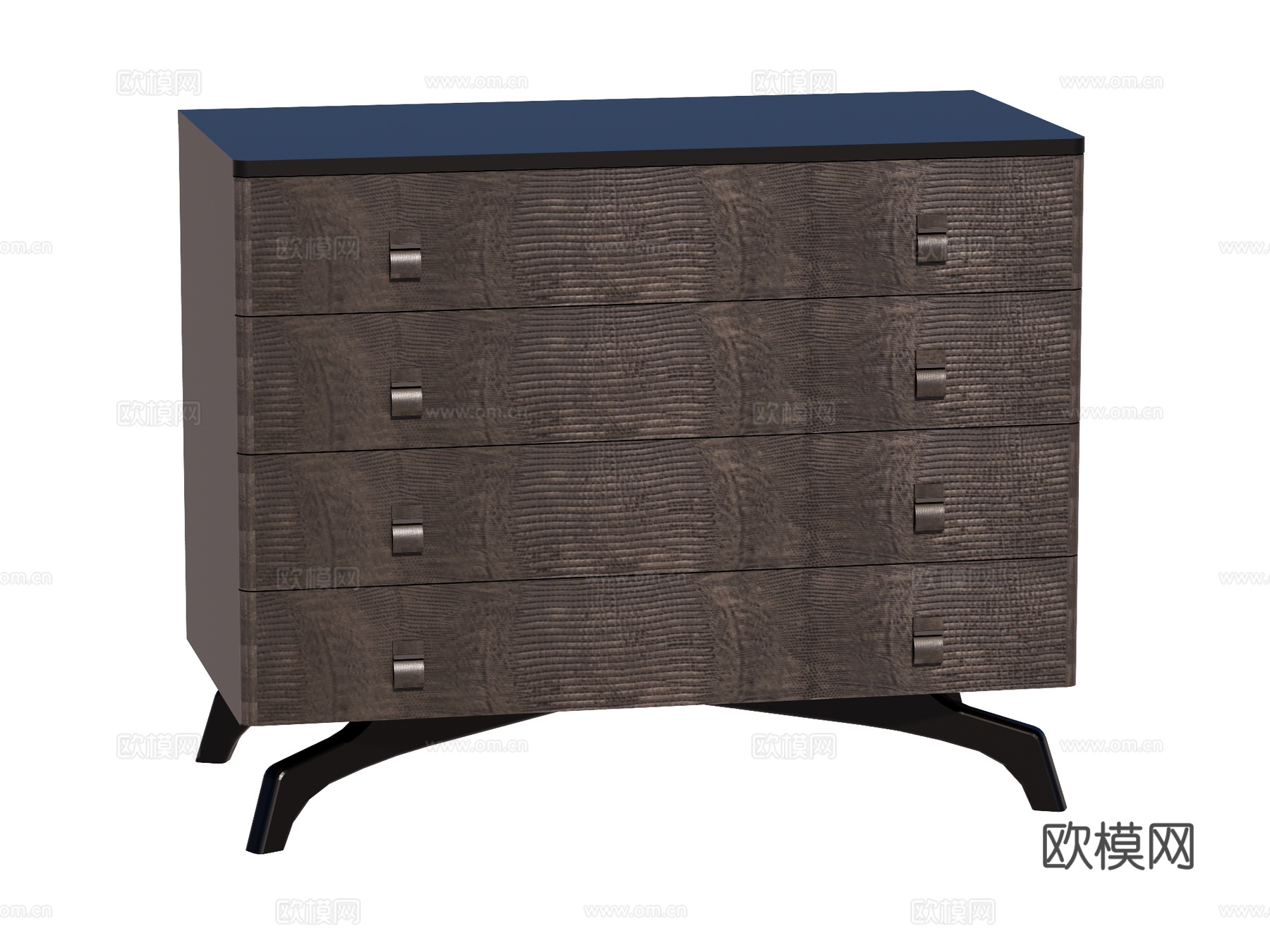 现代边柜装饰柜储物柜su模型