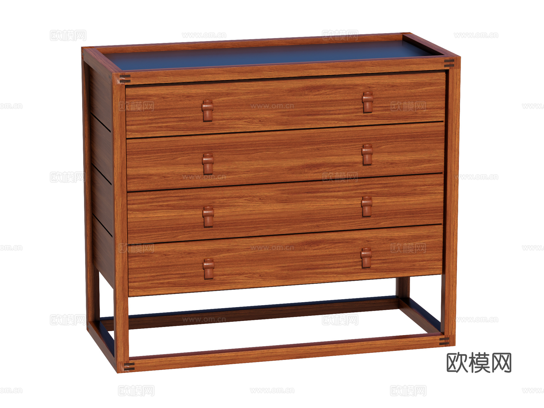 中古边柜装饰柜储物柜su模型