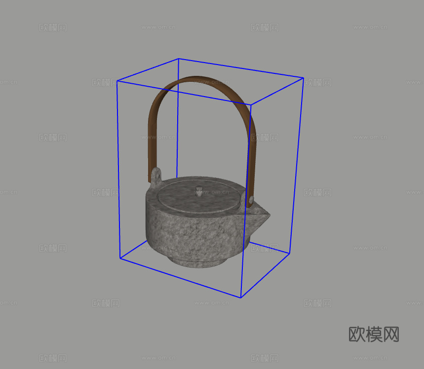 茶具su模型