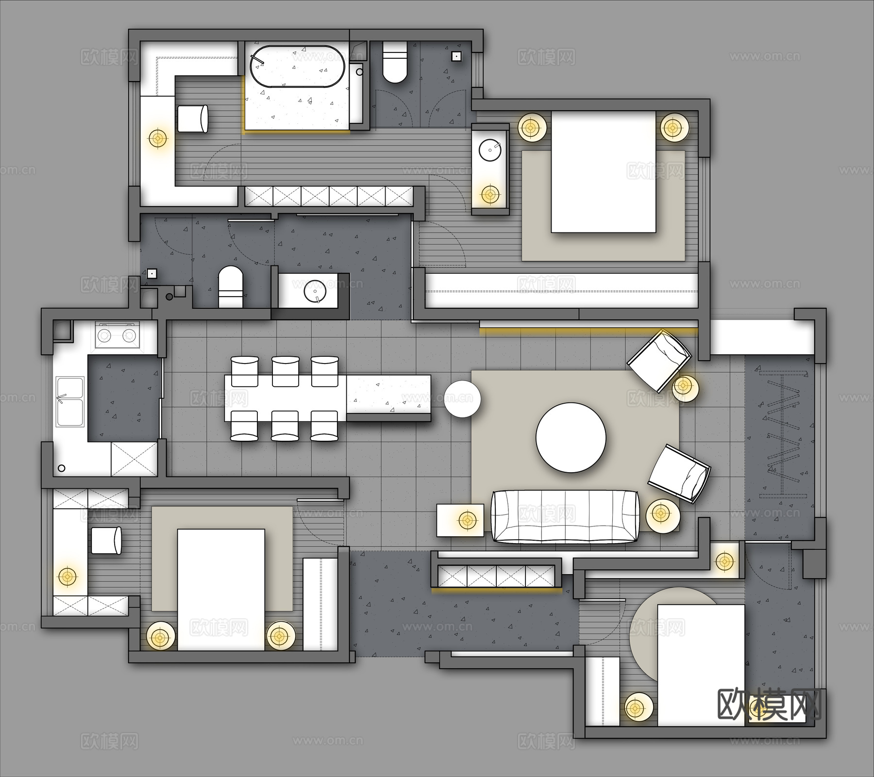 家装平面图cadcad施工图