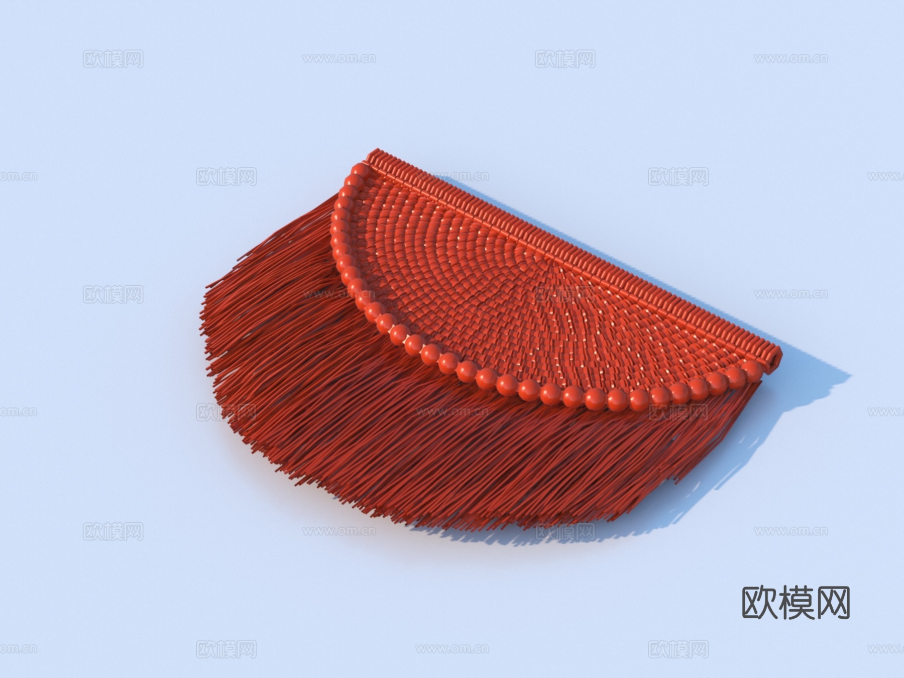 绳子 墙饰 编织 挂饰 流苏 工艺摆件 艺术品3d模型