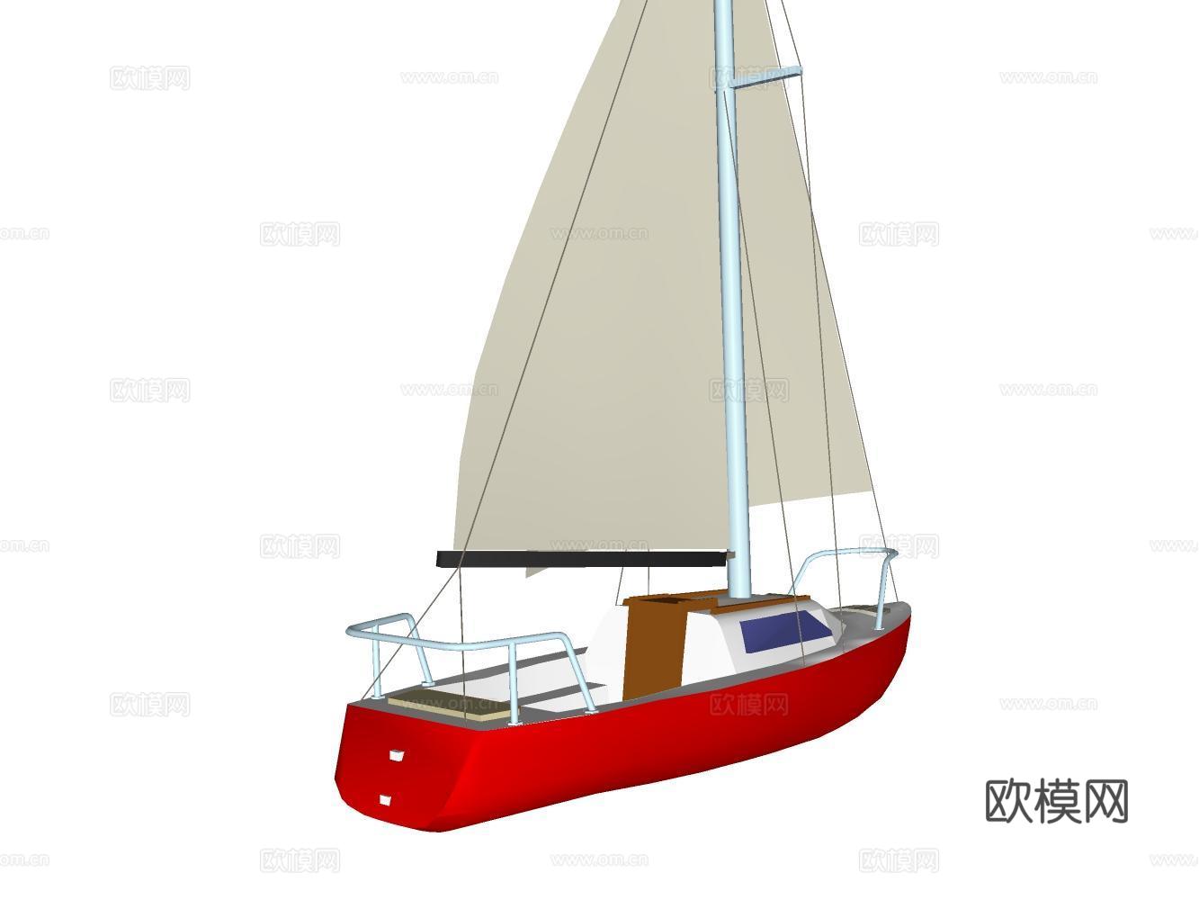 游艇su模型