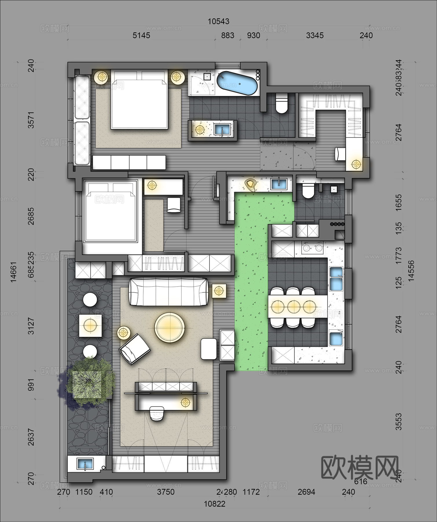 家装平面图cadcad施工图