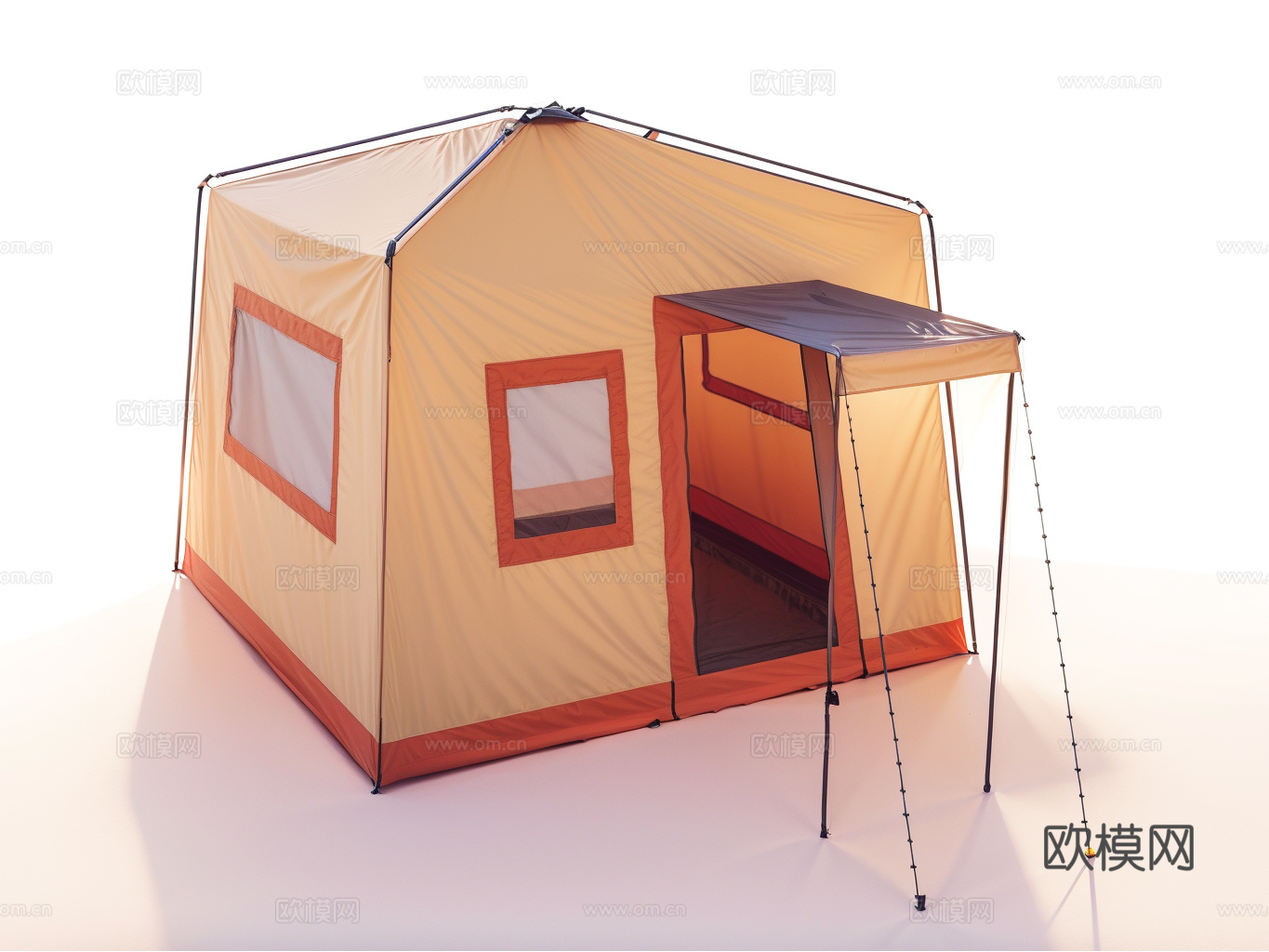 帐篷su模型