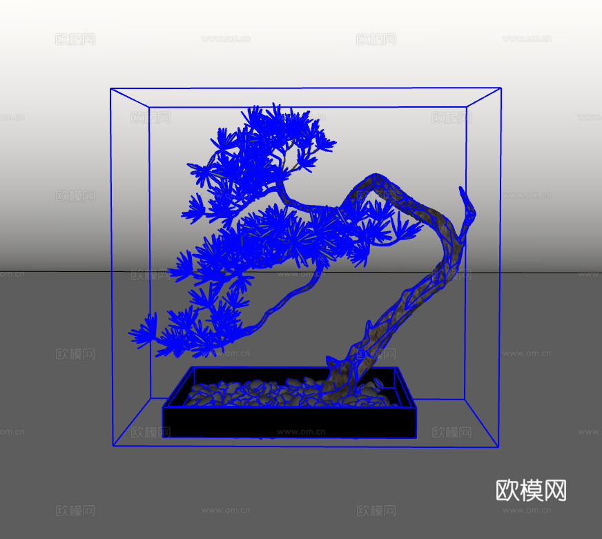 盆栽su模型