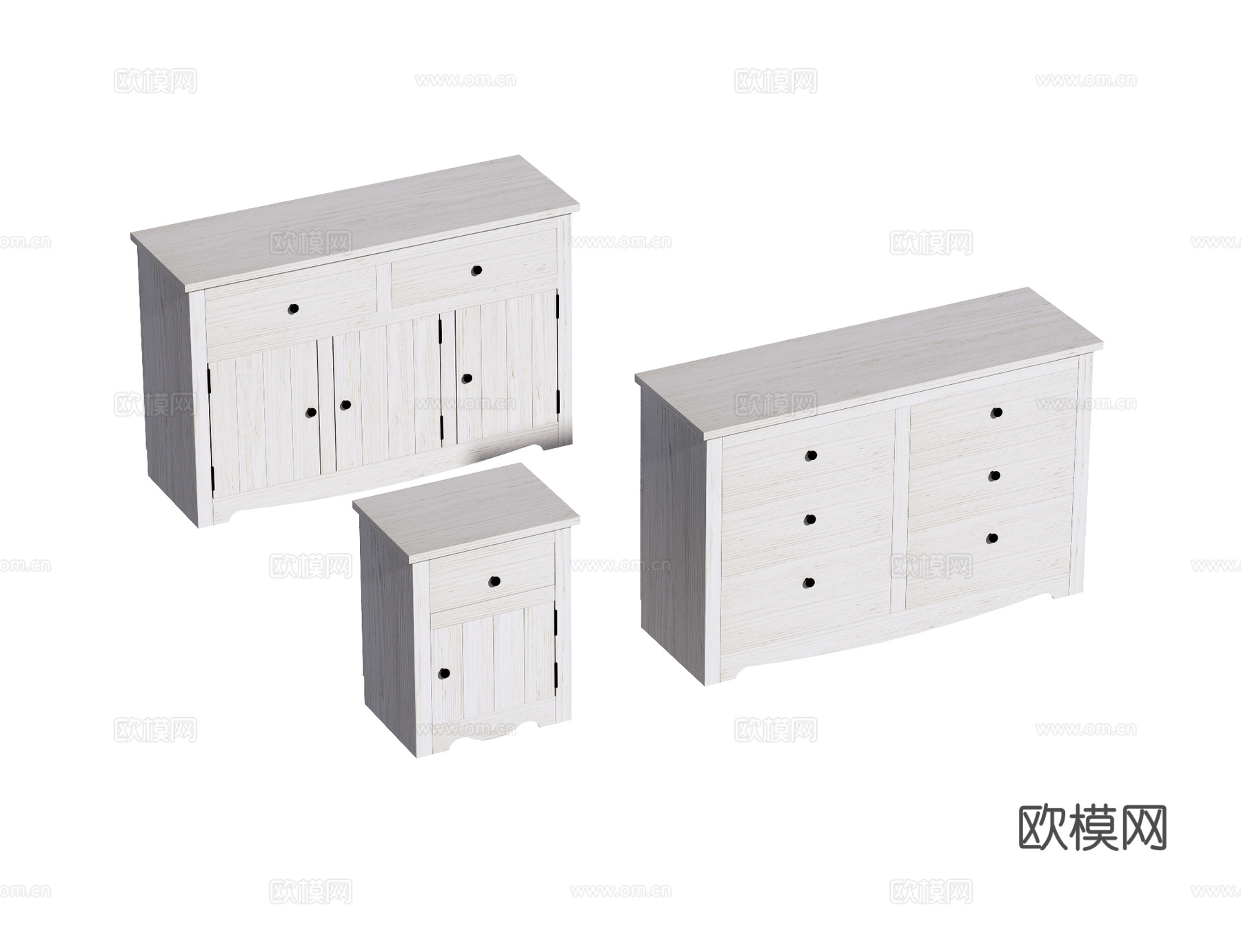 边柜装饰柜储物柜su模型