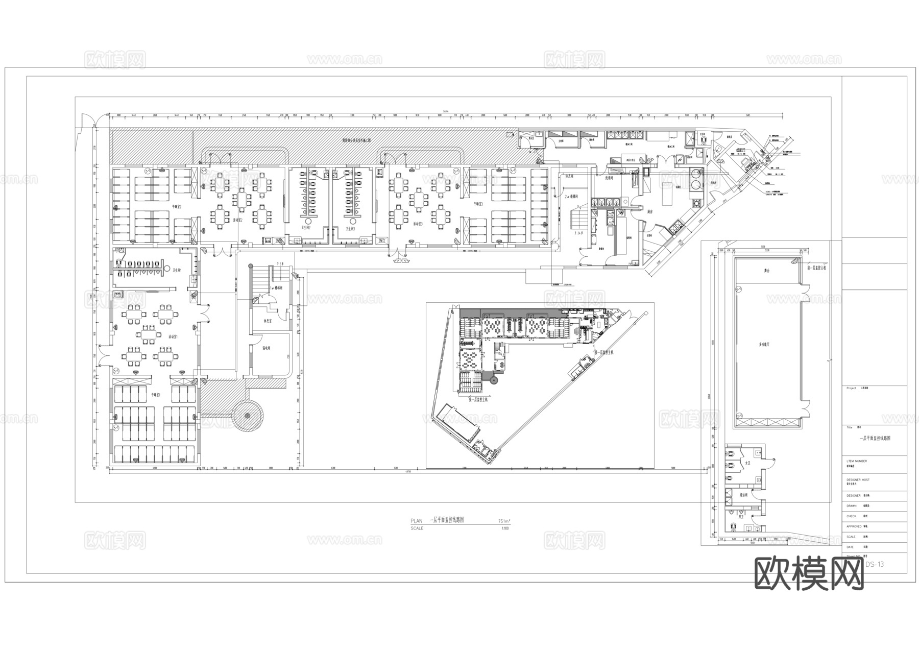 北街幼儿园水电系统图cad施工图