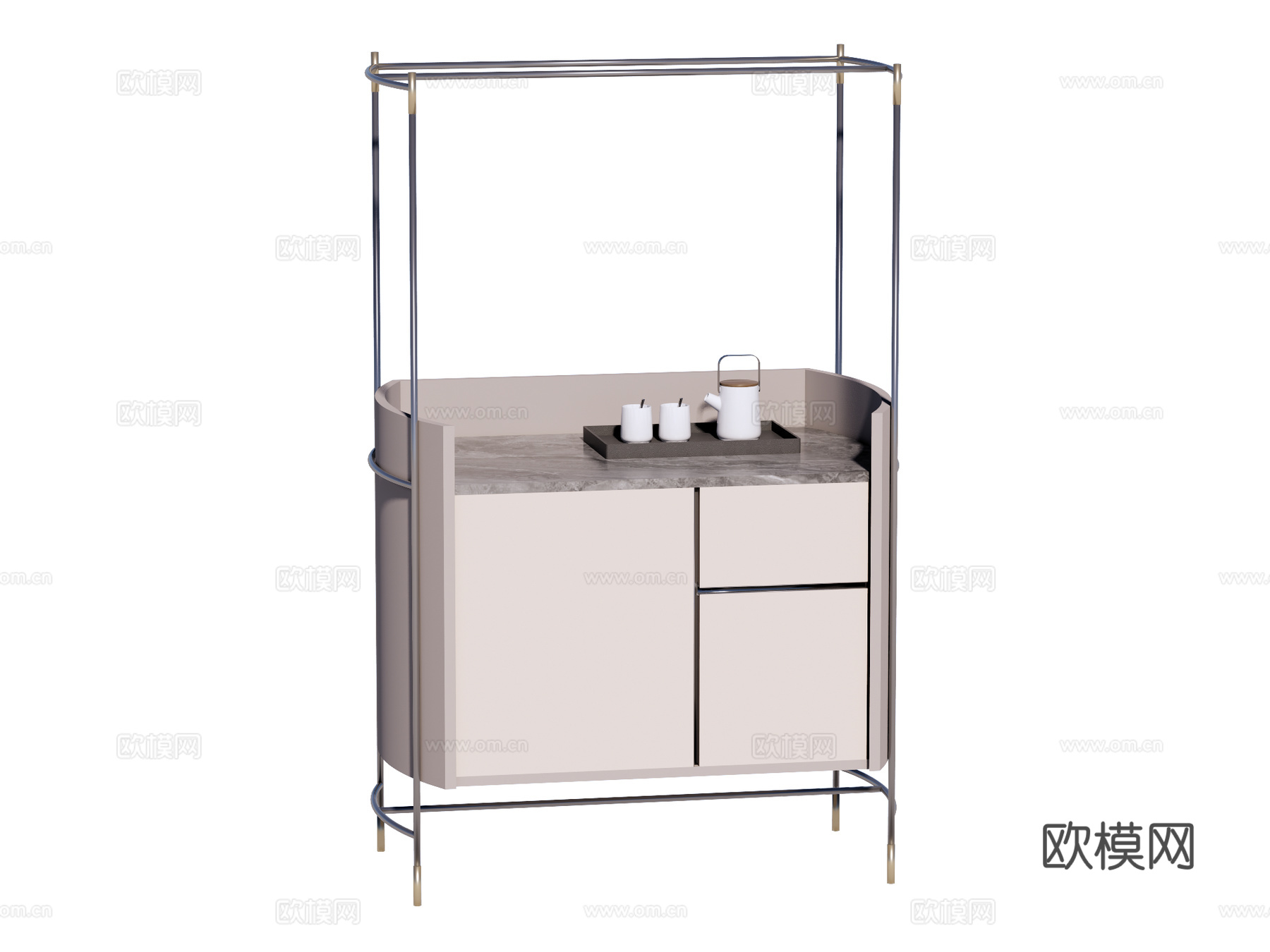 餐边柜斗柜电视柜装饰柜su模型