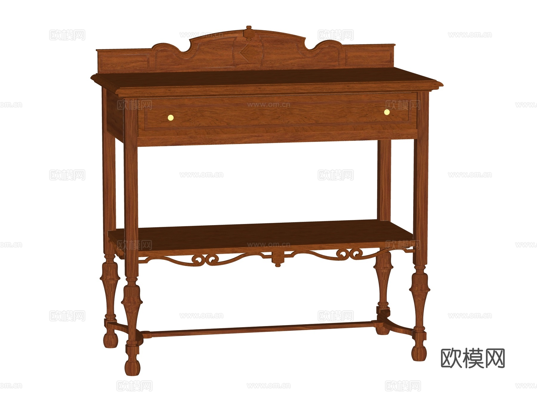 欧式装饰柜装饰台su模型