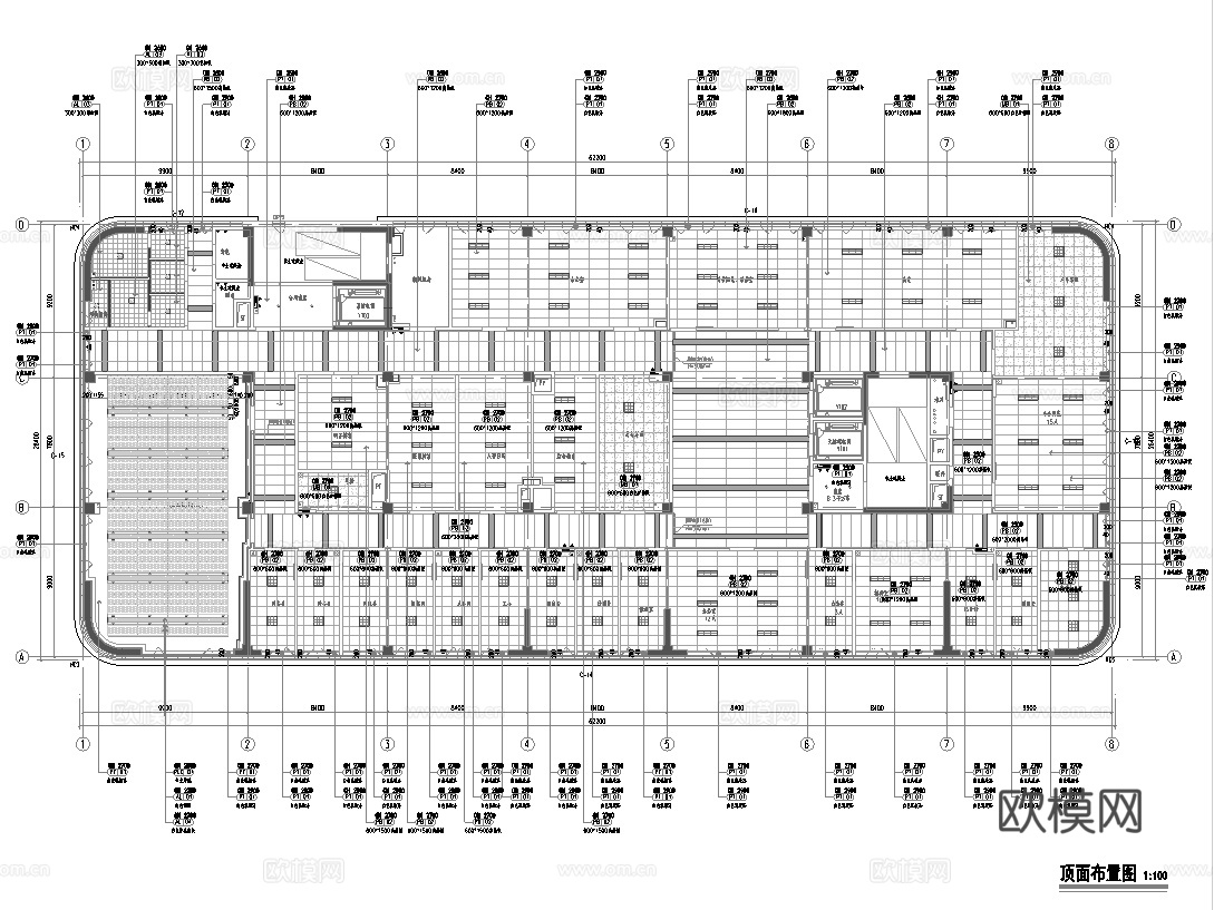 办公室报告厅 会议室 最新全套施工图 效果图合集cad施工图