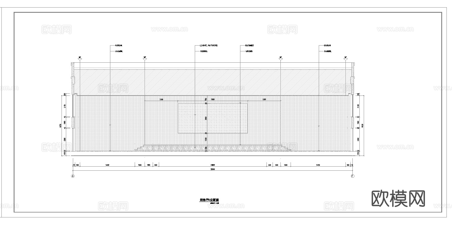 办公室报告厅 最新全套施工图 效果图合集cad施工图