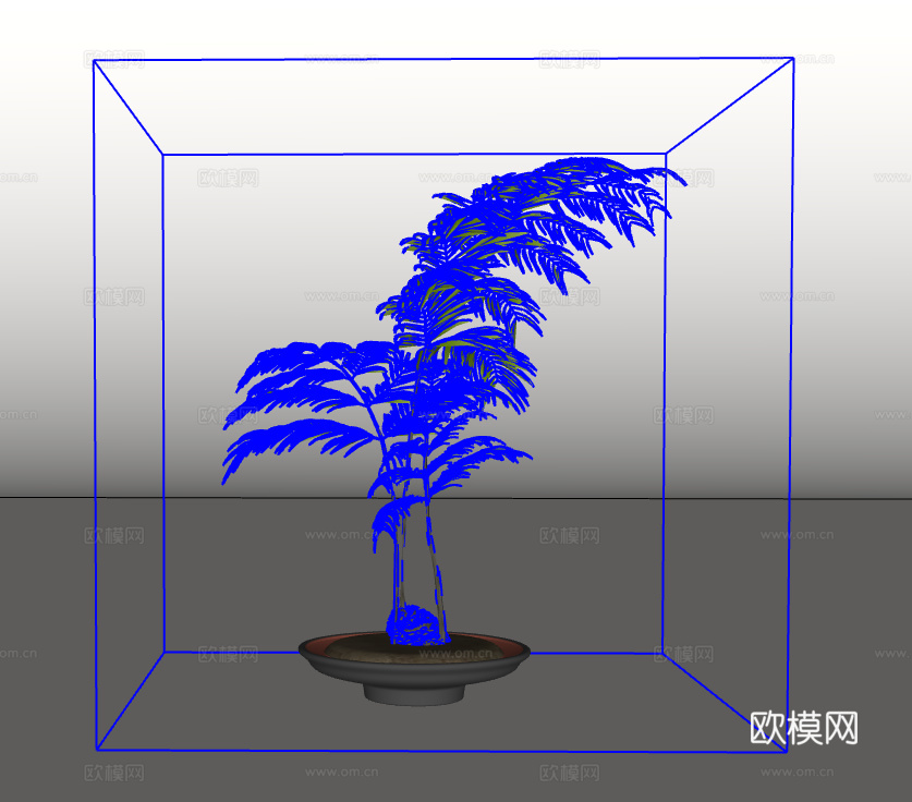 盆栽su模型