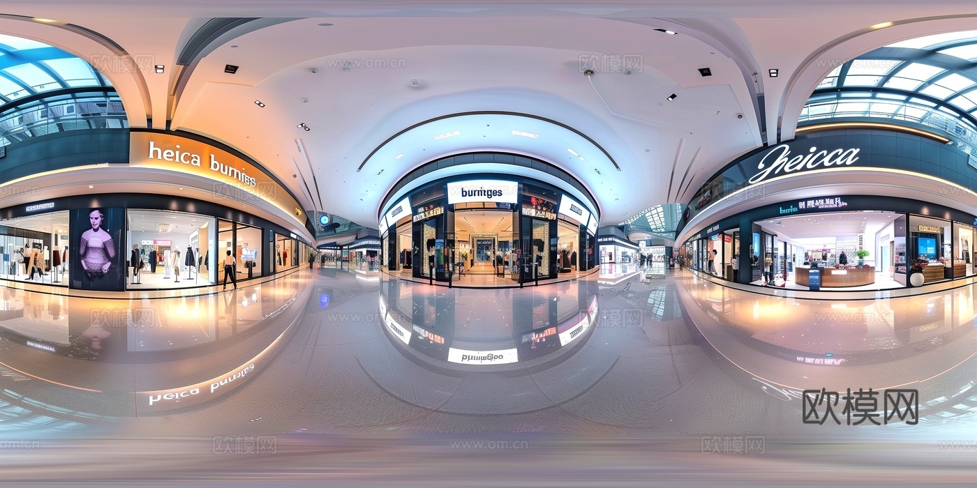 HDR室内商场店铺