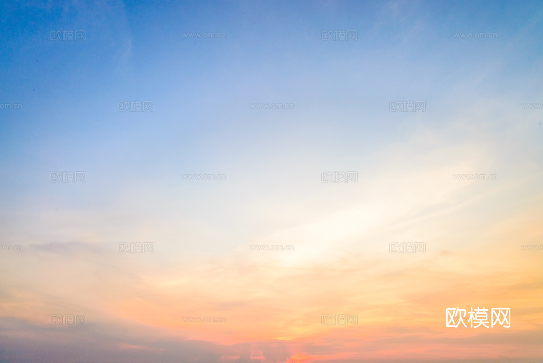 天空外景_蓝天白云晴天天空_白天天空