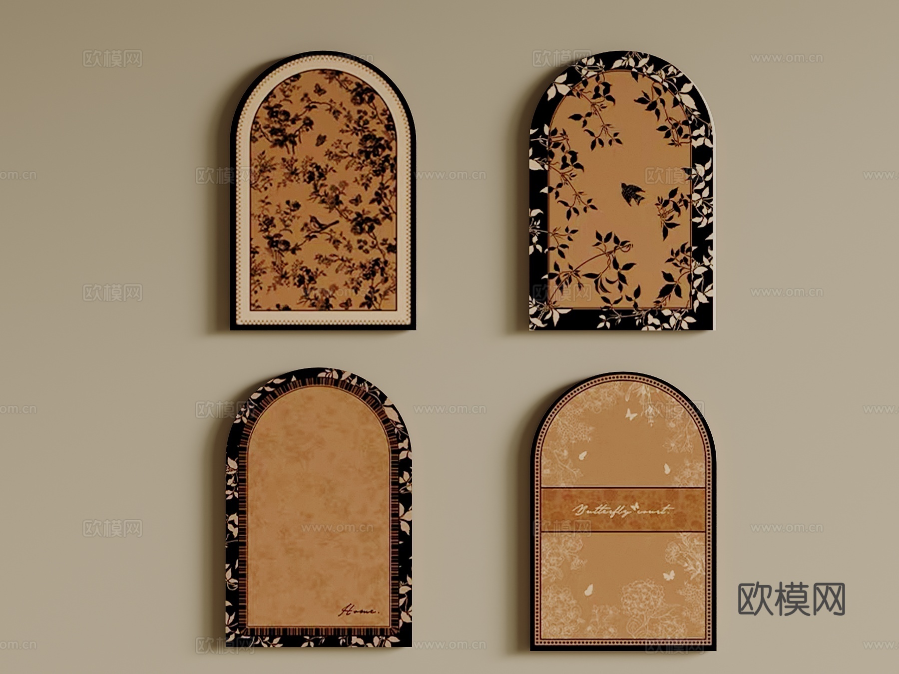 中古风地毯 地垫su模型