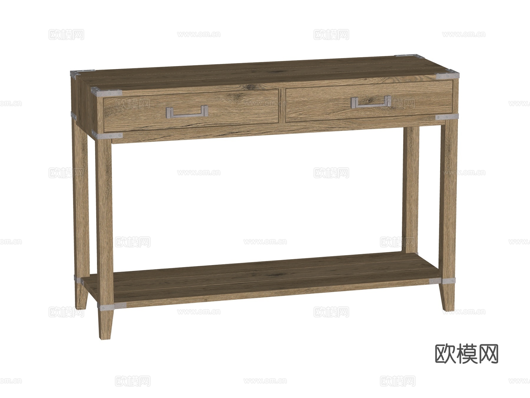 复古端景台案台条案su模型