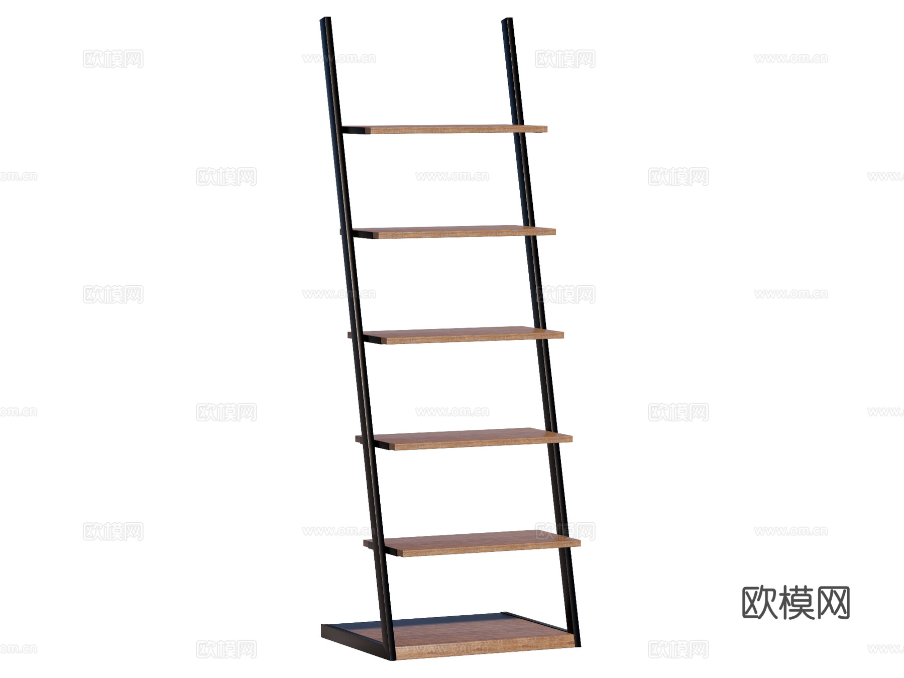 现代置物架装饰架su模型