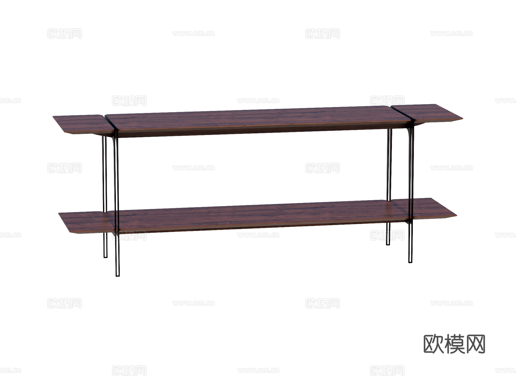 现代端景台案台条案su模型