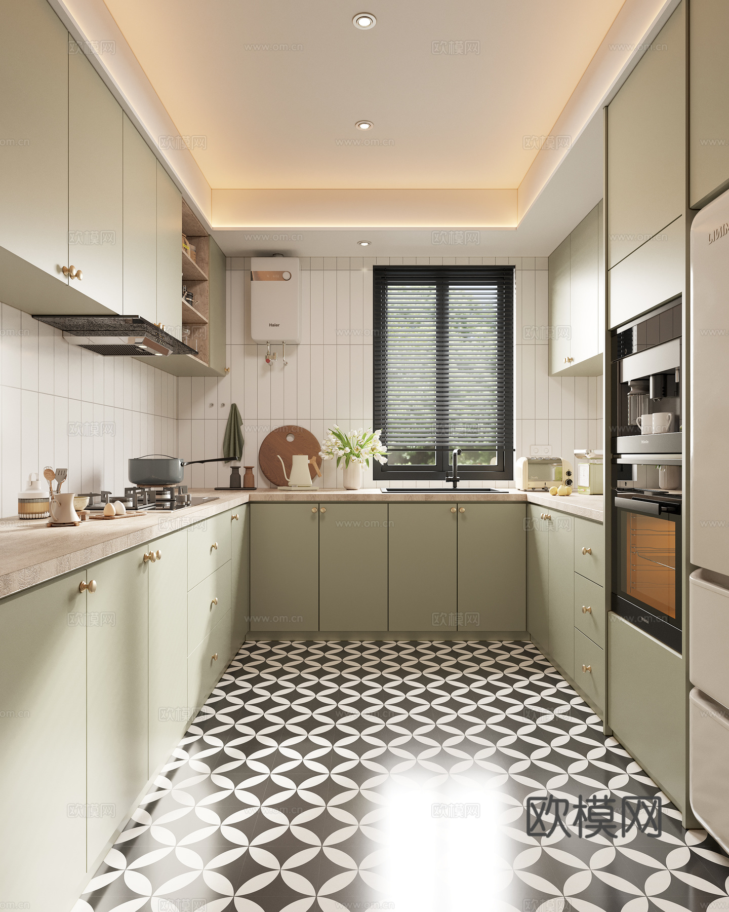 厨房厨具su模型