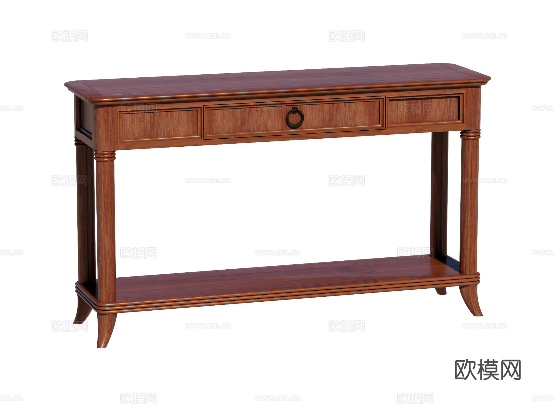 中古端景台案台条案su模型