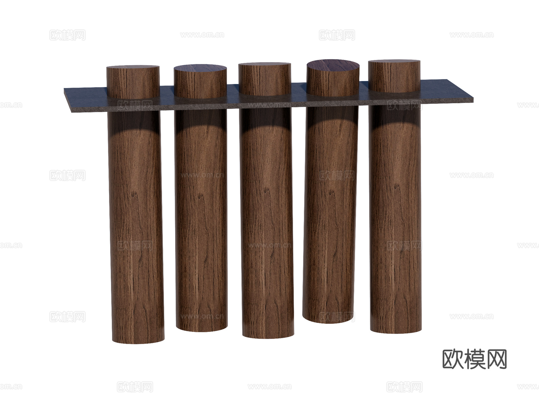 现代端景台案台条案su模型