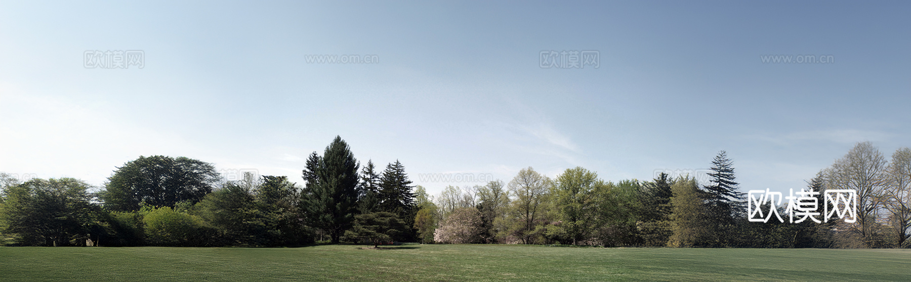 树林草地白天外景_窗外景_常用外景