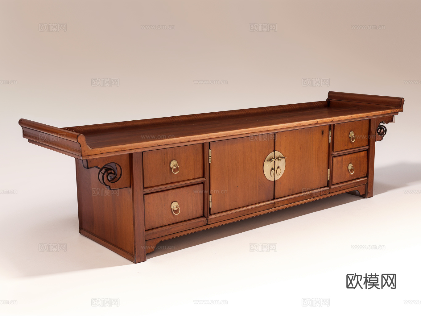 茶几su模型下载（渲染图1）