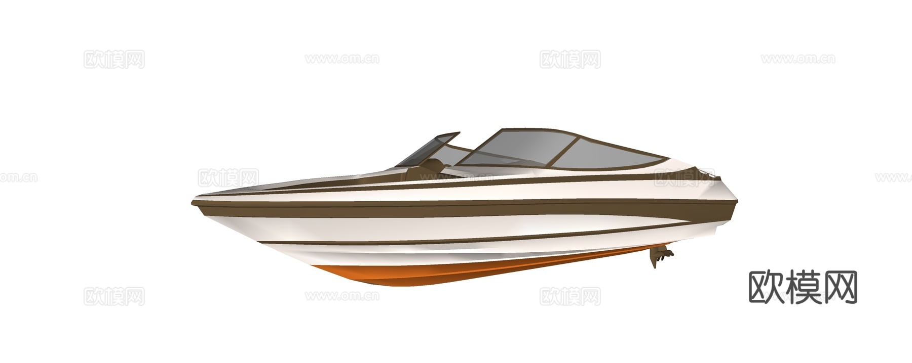 游艇su模型