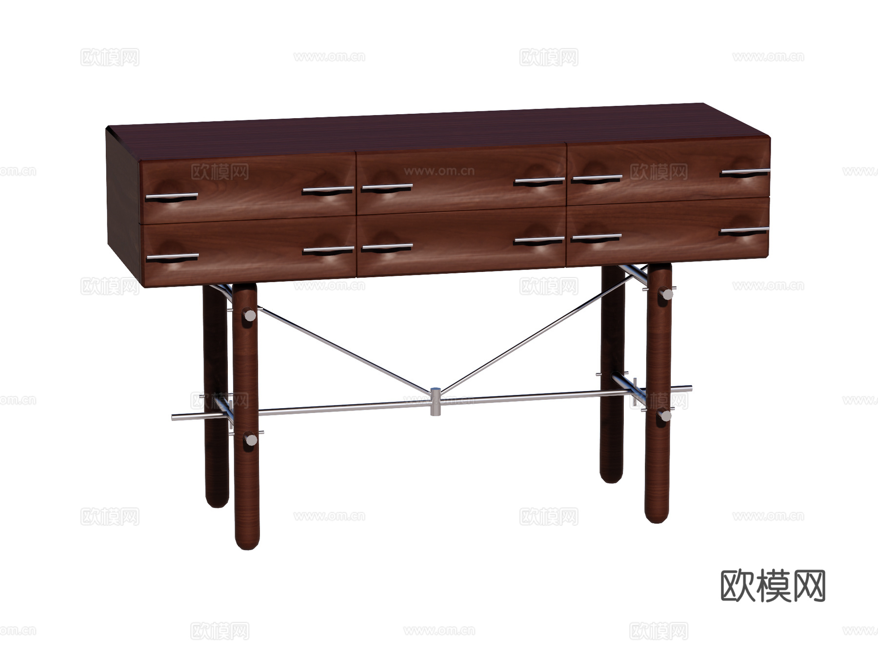 中古端景台案台条案su模型