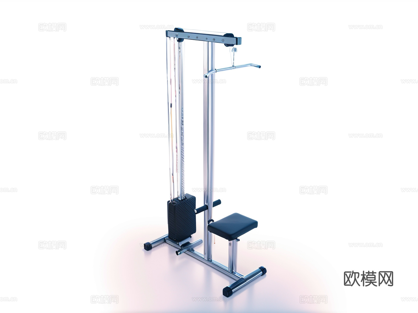 健身器材su模型