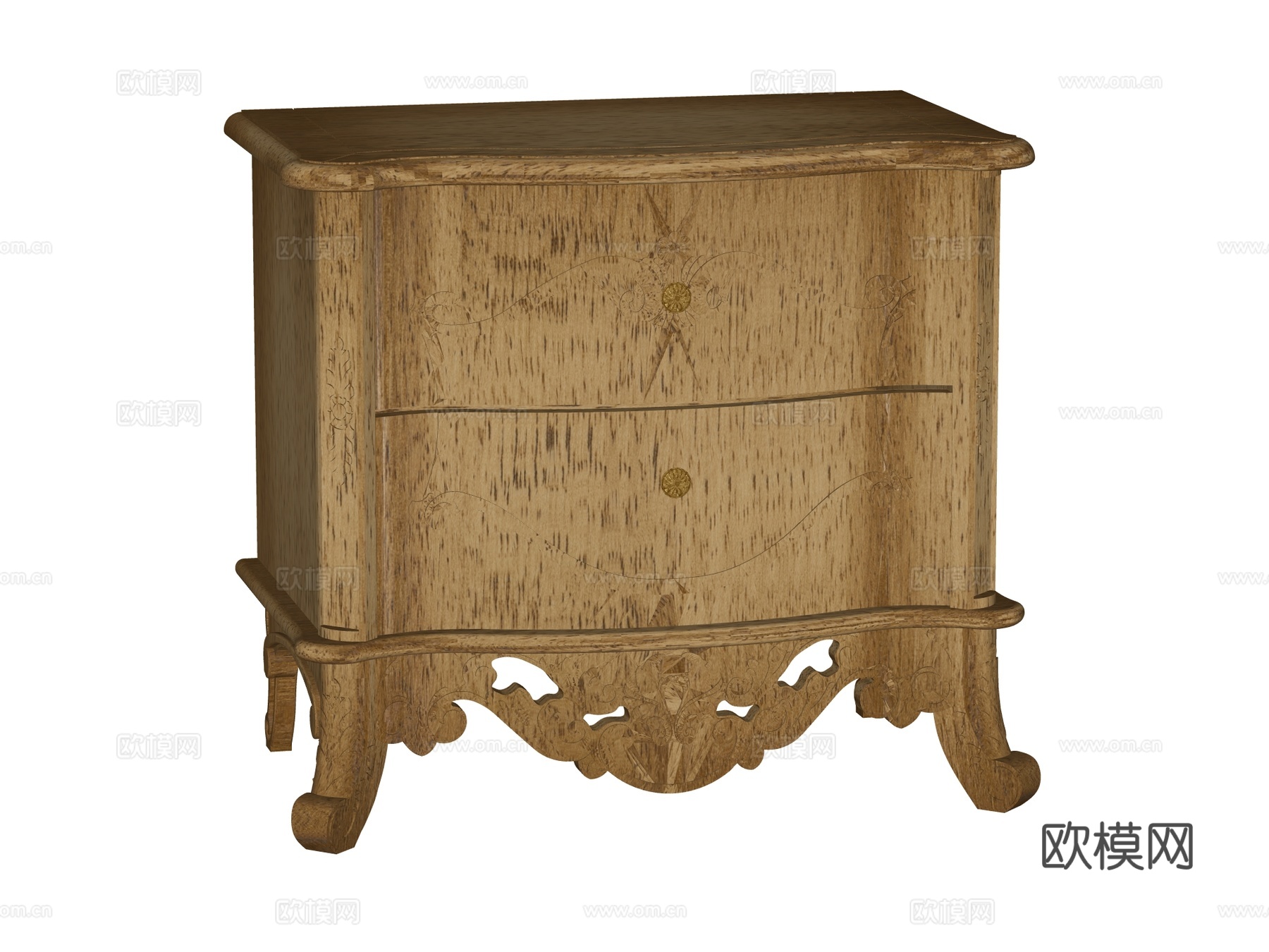 床头柜装饰柜角几边几su模型