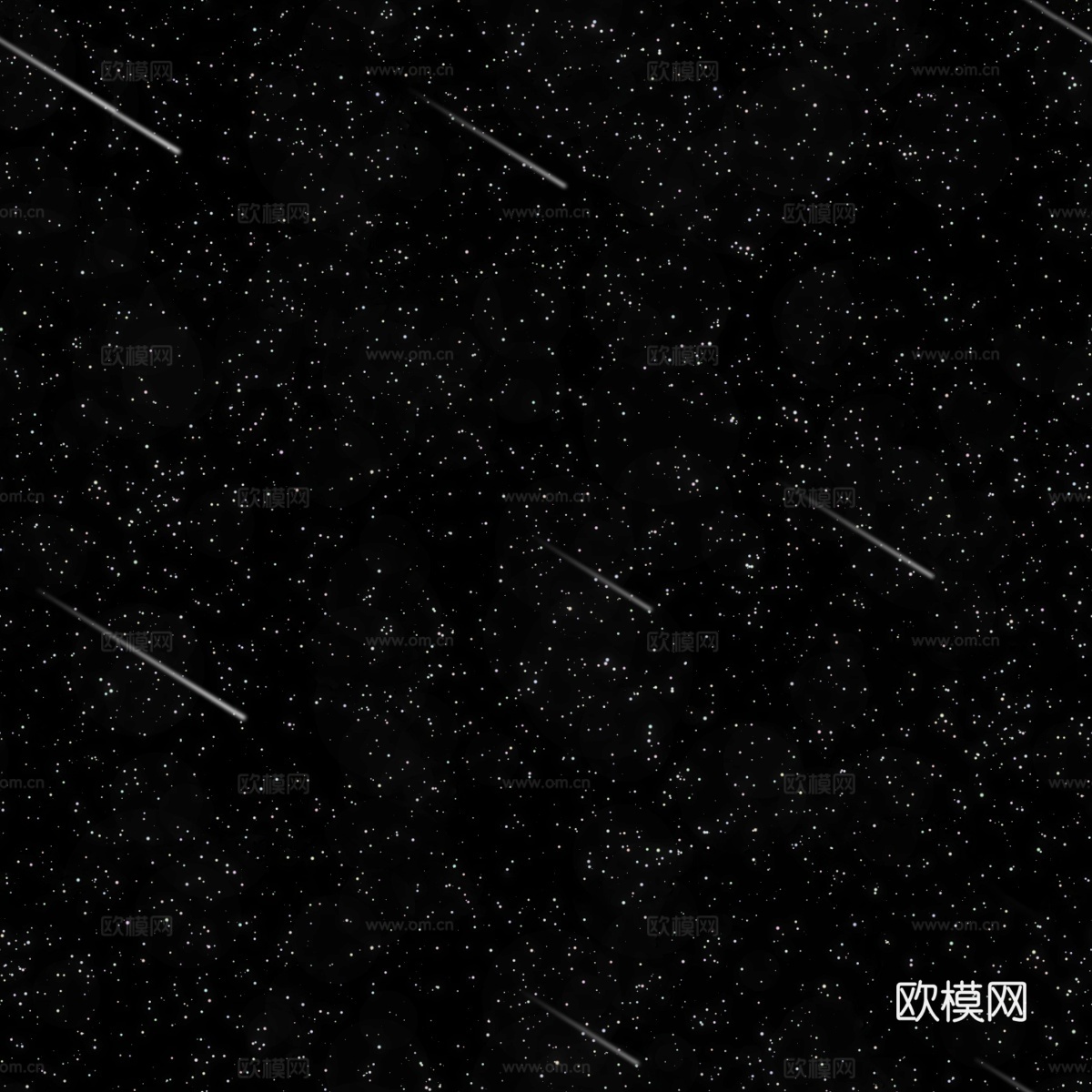 无缝黑色星空顶